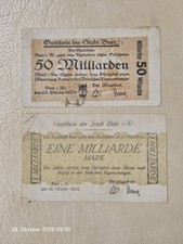 Großnotgeldscheine inflations gebraucht kaufen Großnotgeldscheine inflations gebraucht kaufen  Neu-Ulm