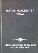 Beton kalender 1966 gebraucht kaufen  Koblenz
