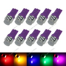 10X mudança de cor RGB 1 LED COB T10 W5W lâmpada lateral cunha lâmpada de carro 12V A131 comprar usado  Enviando para Brazil