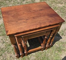 Vintage nest oak for sale  ROTHERHAM