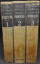 The Life and Work of Sigmund Freud Complete 3 Volume Set 1st Edition 1953/55/57 comprar usado  Enviando para Brazil