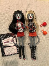 MONSTER HIGH PURRSEPHONE I MEOWLODY G1 2012 LALKI CAMPUS SPACER, używany na sprzedaż  PL