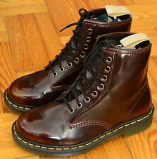 Używany, Dr Martens 1460 Cambridge Brush, wiśniowoczerwone lakierowane buty wegańskie, Rozmiar 6, 39 na sprzedaż  PL