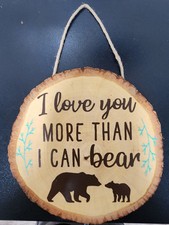Vintage wood slice for sale  Charleston