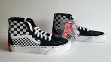Tênis Vans Off the Wall Masculino Sk8-Hi Preto com Cadarços Xadrez Branco Tamanho 6.5 comprar usado  Enviando para Brazil