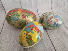 Lote antigo alemão de papel machê ovos de Páscoa recipientes de doces rosas patos coelhos comprar usado  Enviando para Brazil