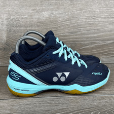 Tênis Yonex Power Cushion 65 Z3 Feminino Tamanho 8 Azul Marinho Saxe Badminton Top Baixo comprar usado  Enviando para Brazil