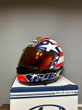 Capacete facial completo ARAI RX-7X Hayden tamanho G (59-60cm) escudo espelhado usado- Japão comprar usado Capacete facial completo ARAI RX-7X Hayden tamanho G (59-60cm) escudo espelhado usado- Japão comprar usado  Enviando para Brazil