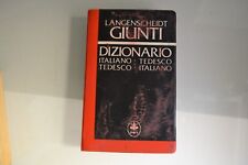 Langenscheidt giunti dizionari usato  Cagliari