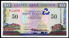ULSTER bank LTD Belfast £50 notas de cinquenta libras 1997 1982 moeda local real, usado comprar usado  Enviando para Brazil