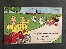 Cpa humour belle d'occasion  Expédié en Belgium