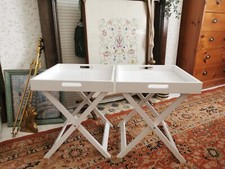 Pair white butler for sale  LINCOLN