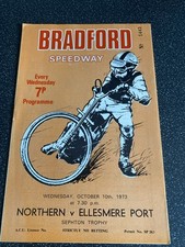 Bradford speedway 1973 for sale  MANNINGTREE