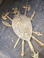 Large brass wall for sale  Ware