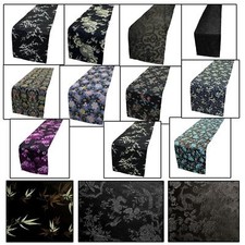 Mesa / Bed Runner * chinês Rayon Brocade Dinning Coffee Cloth Header Cover * BL24 comprar usado  Enviando para Brazil