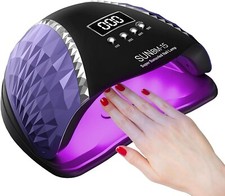 Secador de Uñas Profesional Lampara LED UV De 168W Para Gel Secado Con LCD Plan comprar usado  Enviando para Brazil