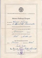 Meister prüfungs zeugnis gebraucht kaufen  München