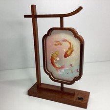 Lámpara Pantalla China Bordada Doble Cara 15" - Propósito Decorativo (E3) W#653 segunda mano  Embacar hacia Mexico