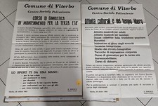 Manifesto centro sociale usato  Viterbo