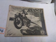 1939 ridge motorcycle for sale  BRISTOL