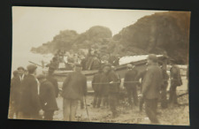 Bote salva-vidas desembarque da SS Suevic cartão postal navio a vapor RPPC Ocean Liner Paul Bros. comprar usado  Enviando para Brazil