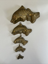 Vintage brass fish for sale  SEVENOAKS