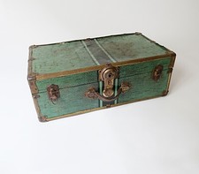 Old metal suitcase d'occasion  Expédié en Belgium