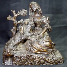Bronzed statue woman for sale  NOTTINGHAM