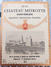 étiquette vin chateau d'occasion  Castillon-la-Bataille