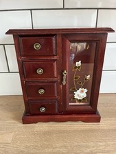 Jewellery box dark for sale  NORWICH