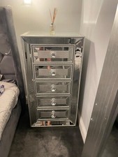 Tall mirrored chest for sale  LIVERPOOL