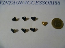 Bottoni cuore smalto usato  Como