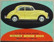 Morris minor 1000 d'occasion  Expédié en Belgium