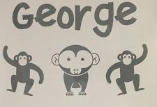 Personalised monkey toy for sale  BURY ST. EDMUNDS