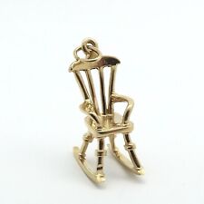 Pingente berloque de ouro 14k para cadeira de balanço bebê balancim comprar usado  Enviando para Brazil