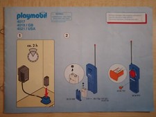 Playmobil bauanleitung 4017 gebraucht kaufen  Moritzburg