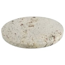 Pedra de granito branca River, rebite redondo 8", plataforma suporte para panela, tábua de corte comprar usado  Enviando para Brazil