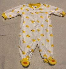 Pijama Carter’s Baby unissex de lã com pés para dormir tamanho 3 meses amarelo comprar usado  Enviando para Brazil