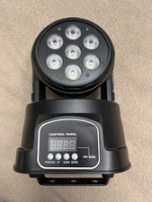 Mini DJ luz móvel 7x40W RGBW 4 em 1 feixe zoom led luz de lavagem de cabeça móvel comprar usado  Enviando para Brazil