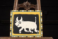Chalkboard cow acrylic for sale  USA