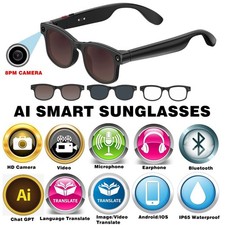 Óculos de sol para câmera com assistência de voz de chamada e tradução de imagem e vídeo comprar usado Óculos de sol para câmera com assistência de voz de chamada e tradução de imagem e vídeo comprar usado  Enviando para Brazil