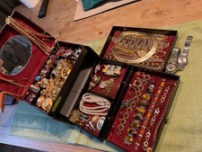 Schmuck konvolut schmuckbox gebraucht kaufen  Elsoff, Rehe, Oberroßbach