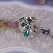Blau topas ring gebraucht kaufen  Berlin