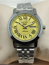 Relógio de pulso masculino Seiko 5 automático mostrador amarelo dia/data aço inoxidável - 6309 comprar usado  Enviando para Brazil
