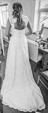 Ivory wedding dress for sale  NORTHAMPTON