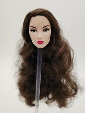 Usado, Moda Royalty Creme Pele Cabelo Castanho Reroot Elyse Jolie Integrity FR Cabeça de Boneca comprar usado  Enviando para Brazil