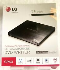 LG Ultra Slim Gravador de DVD Portátil GP60~Para Usuários de Ultrabook e Notebook~Não Usado comprar usado  Enviando para Brazil
