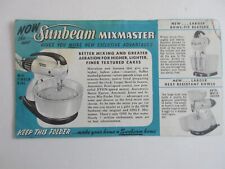 Vintage sunbeam mixmaster for sale  Wayne