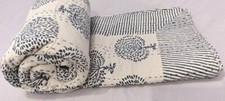 Colcha de algodão Kantha étnica queen size bloco de mão indiano colcha cobertor colcha comprar usado  Enviando para Brazil