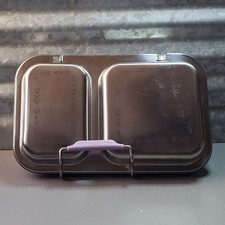 Lancheira UO Home Bento com trava de aço inoxidável 2 compartimentos 7,5" x 5" x 1,75" comprar usado  Enviando para Brazil